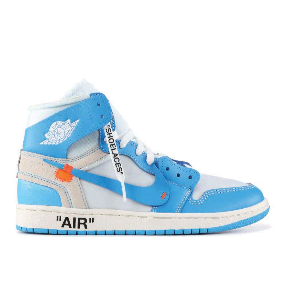Off-White x Air Jordan 1 Retro High OG ‘UNC’ Everlasting Sneaker...