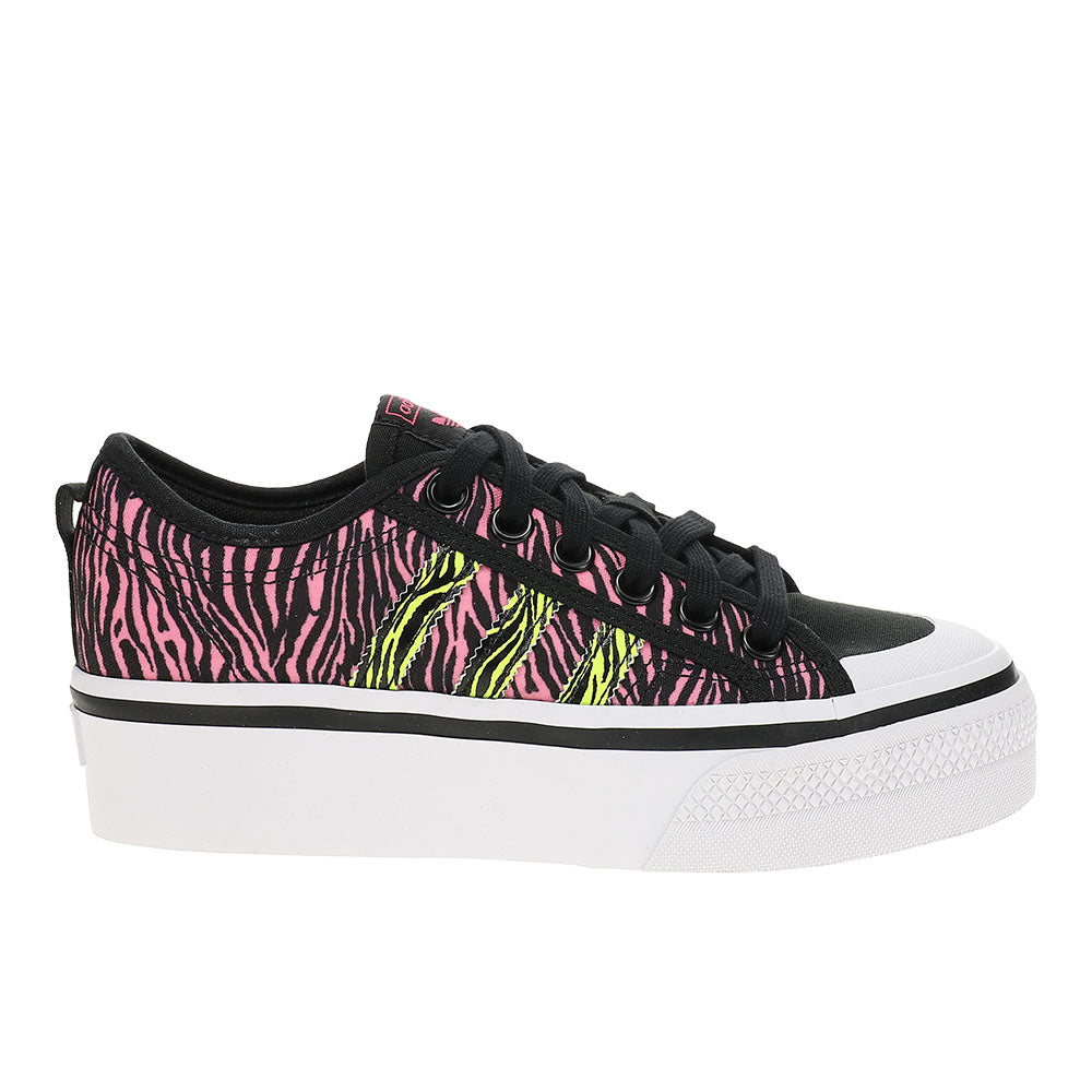 Nizza Zebra Print Platform Sneakers