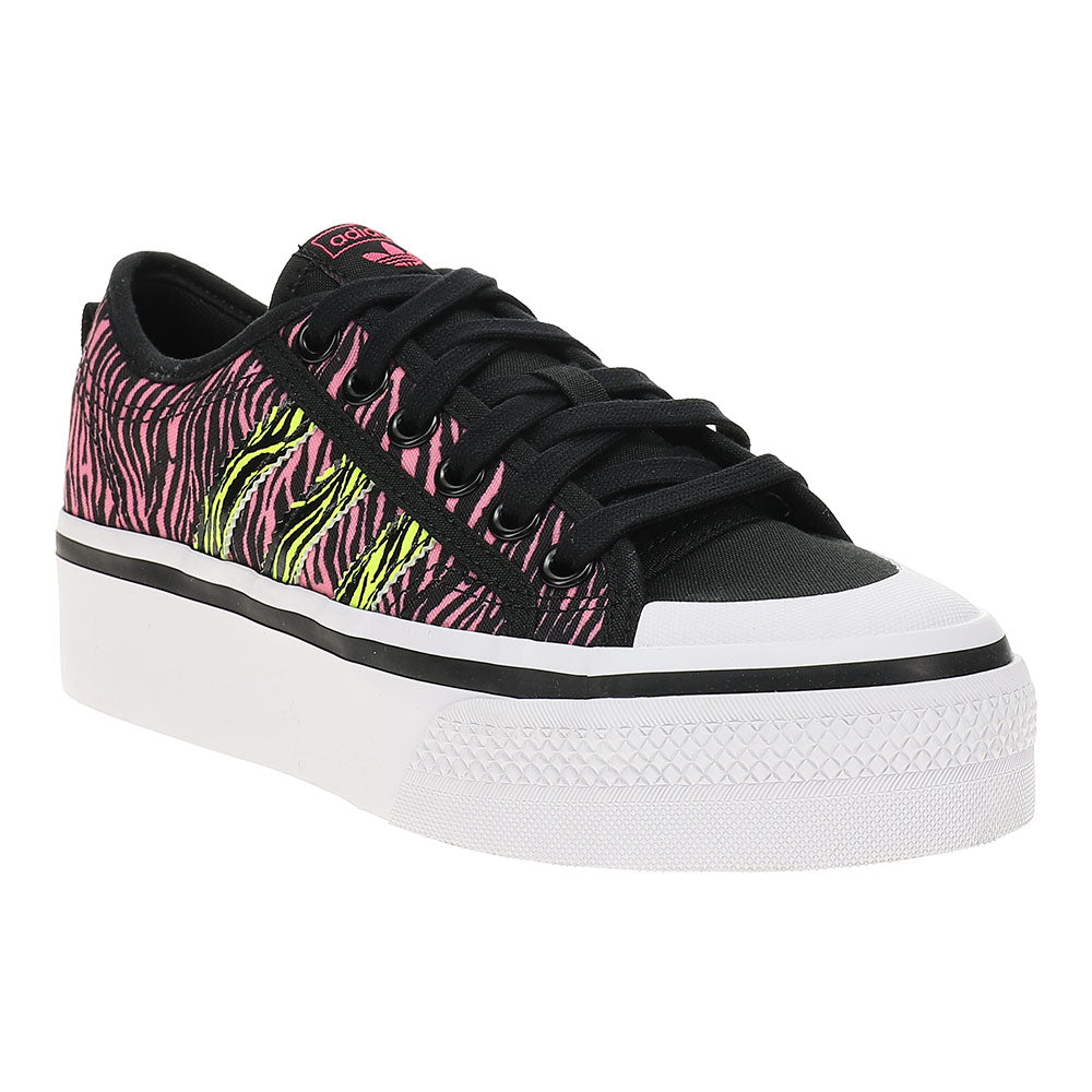 Nizza Zebra Print Platform Sneakers