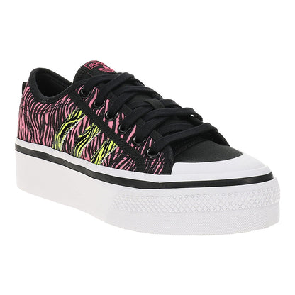 Nizza Zebra Print Platform Sneakers