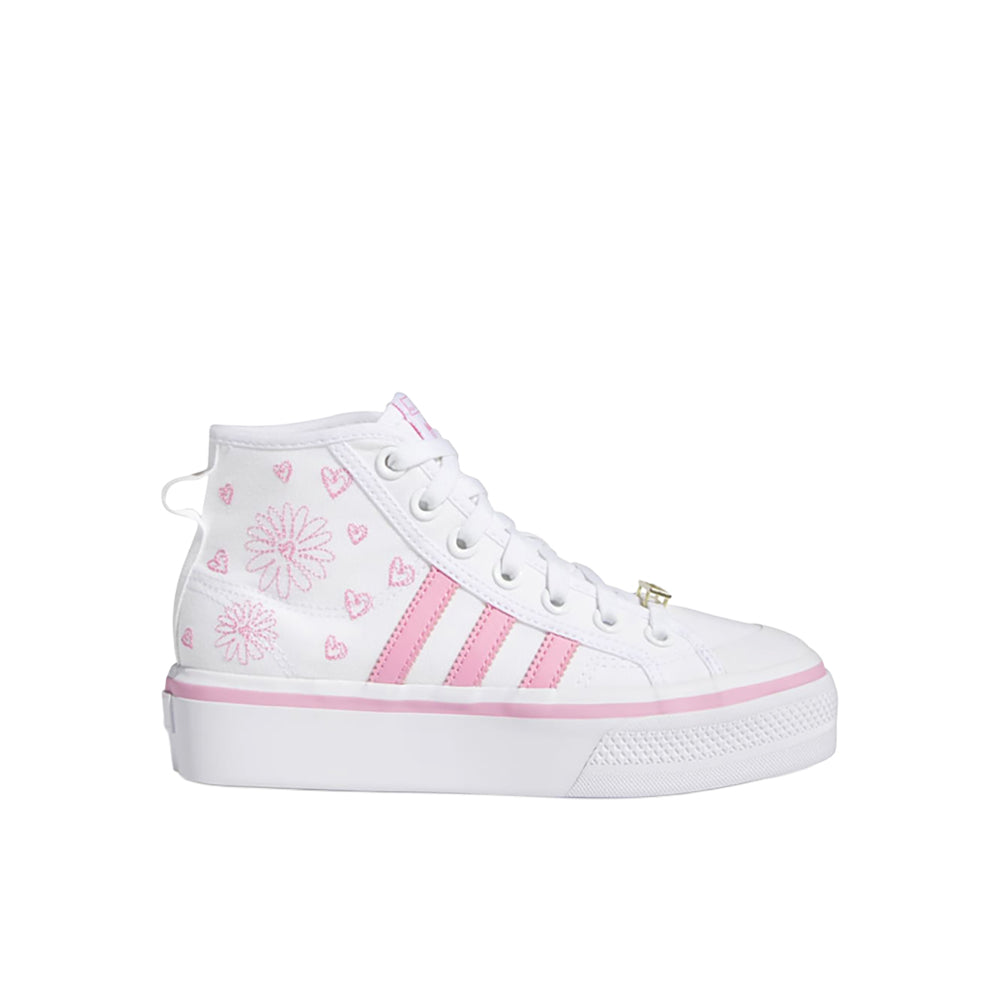 Nizza High Top Platform Lace Up Sneakers (Big Kid)