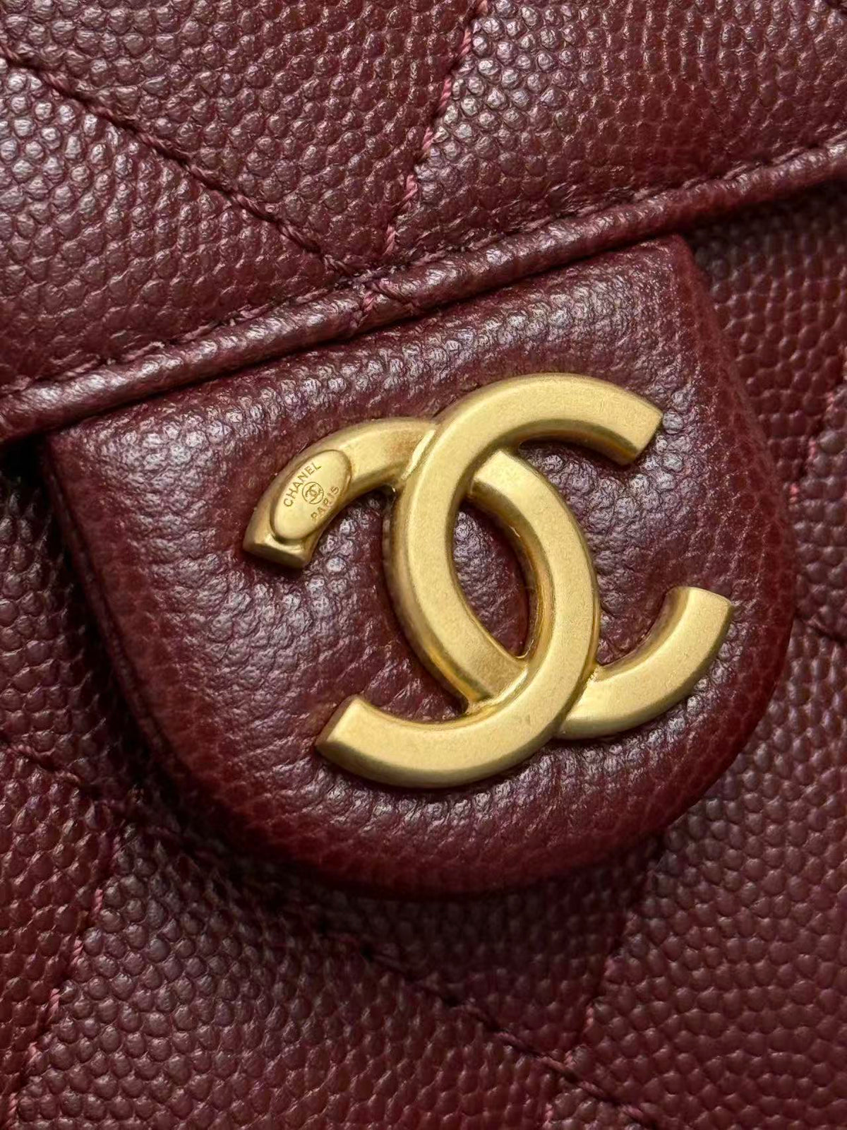 CC 25s Hobo Bag 30cm Gold Calfskin