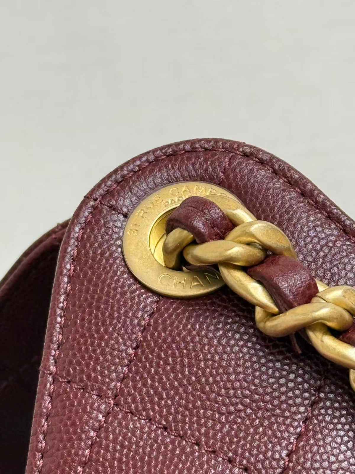 CC 25s Hobo Bag 30cm Gold Calfskin