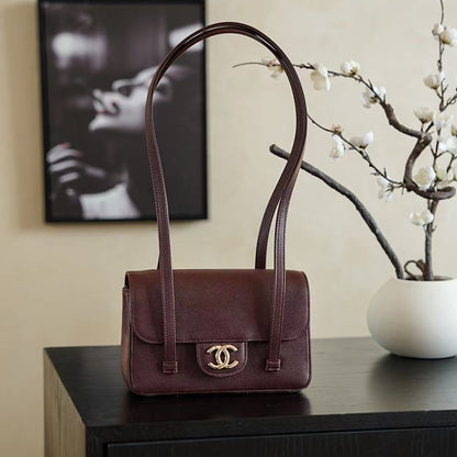 Chanel 2026 Bag 22cm Grained Shiny Calfskin
