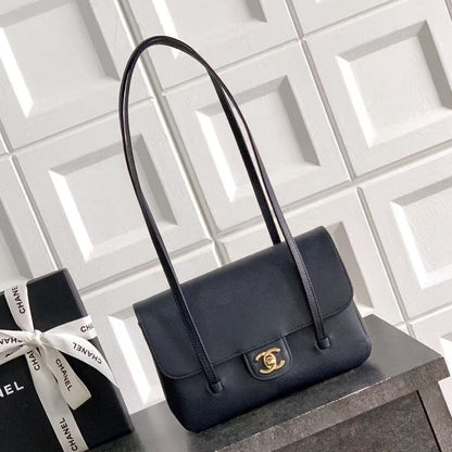 Chanel 2026 Bag 22cm Grained Shiny Calfskin