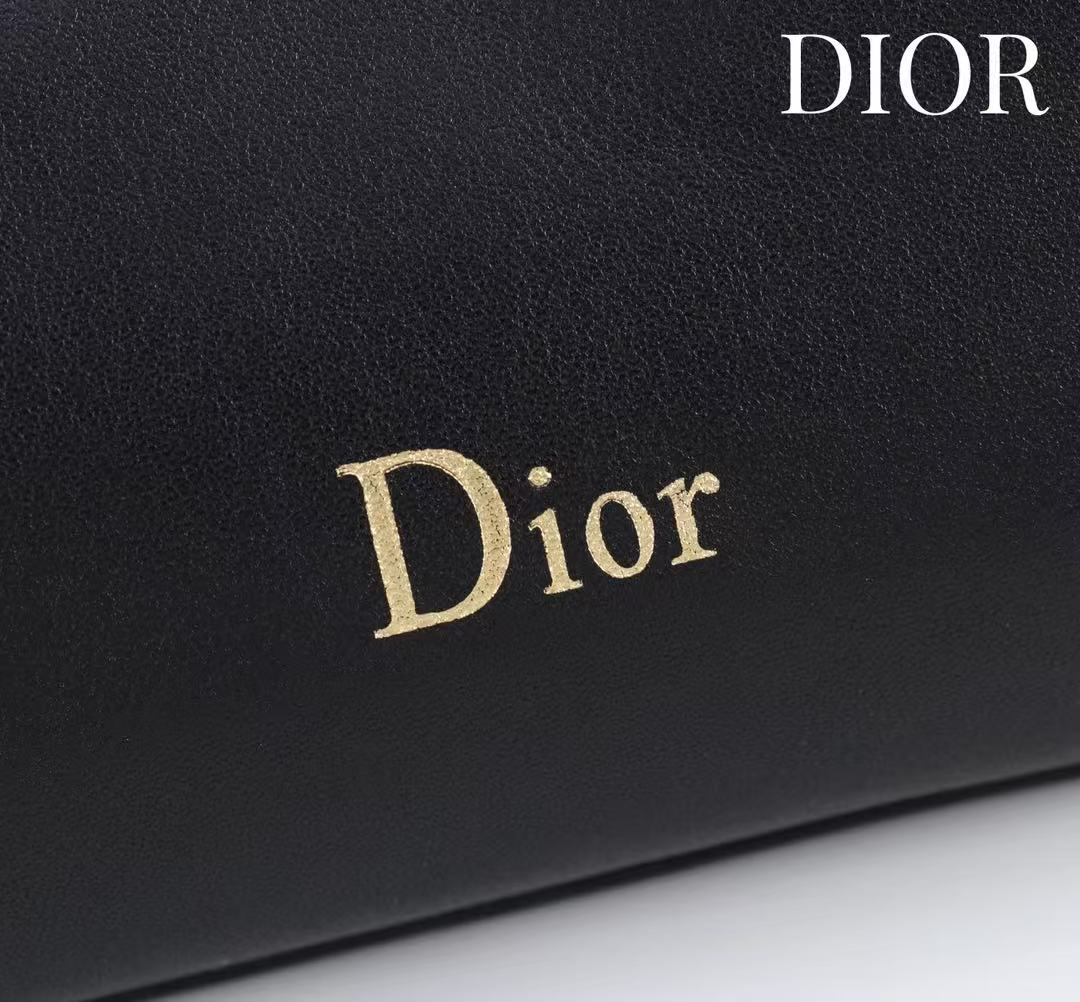 Dior 2026 Bow Bag 27cm Black Lambskin