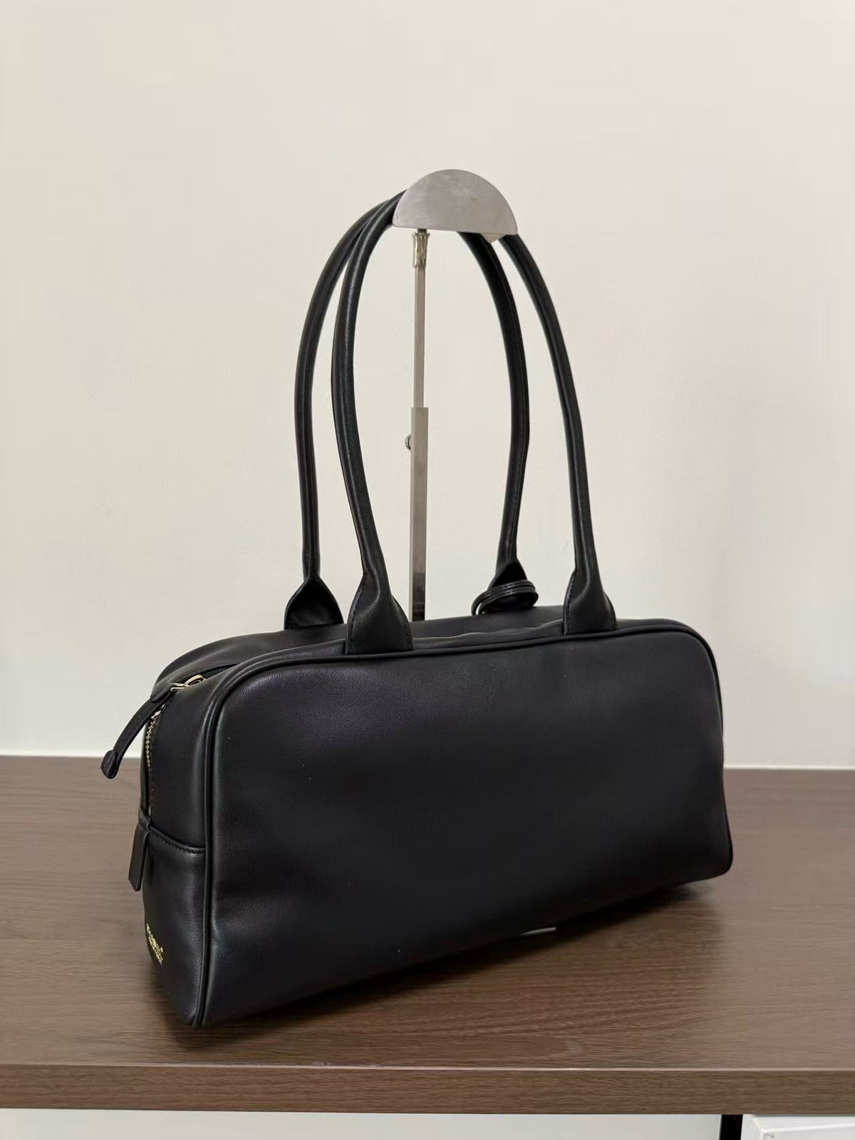 CC SS 2026 Large Bowling Bag Black Calfskin