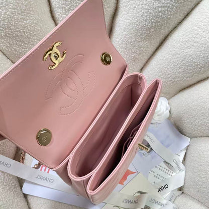 Chanel 2026 Trendy CC Flap Bag 25cm Pink Lambskin