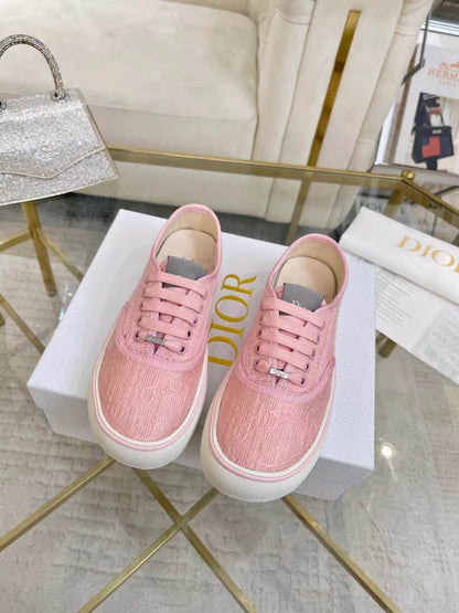 Dior Saltwind Sneaker Pink White Fabric Leather