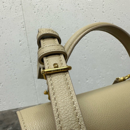 Celine Teen Nino Bag 20.5cm Light Beige Calfskin