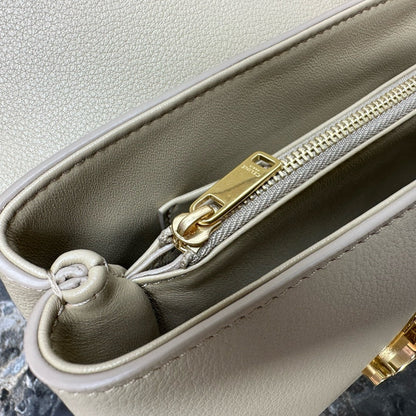 Celine Teen Nino Bag 20.5cm Light Beige Calfskin