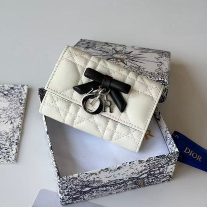 Dior 2026 Freesia Wallet and Card Holder Lambskin 156789