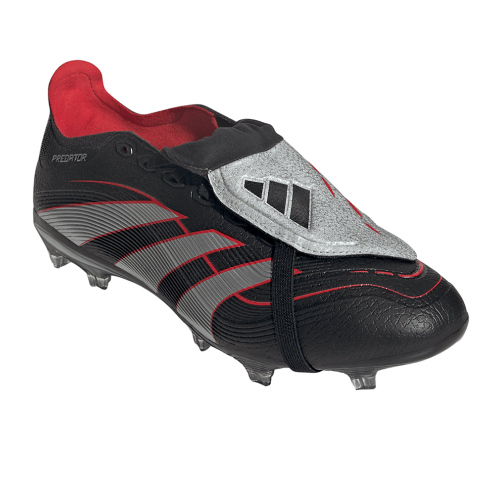 Predator League Obsidian Strike Fold-Over Tongue Firm Ground/Multi Ground Soccer Cleats