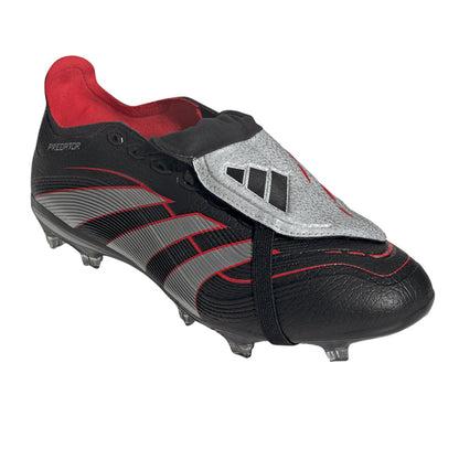 Predator League Obsidian Strike Fold-Over Tongue Firm Ground/Multi Ground Soccer Cleats