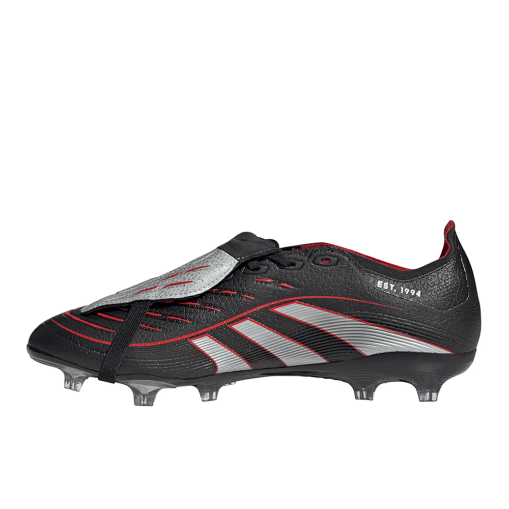 Predator League Obsidian Strike Fold-Over Tongue Firm Ground/Multi Ground Soccer Cleats