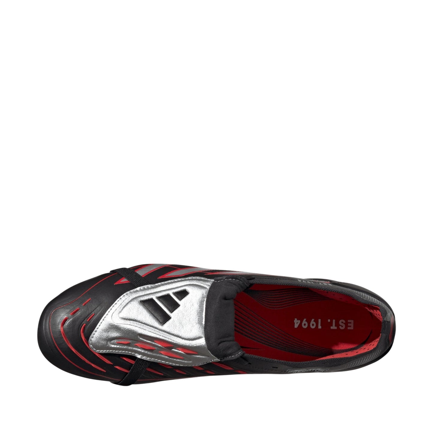 Predator Elite Obsidian Strike Fold-Over Tongue Firm Ground Soccer Cleats
