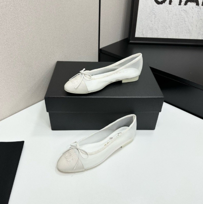 Chanel 2026 Ballet Flat Mesh Leather