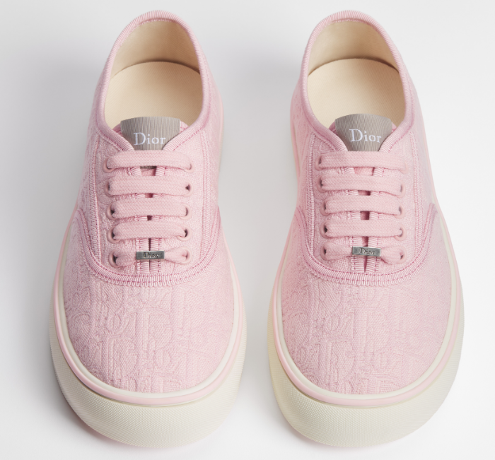 Dior Saltwind Sneaker Pink White Fabric Leather