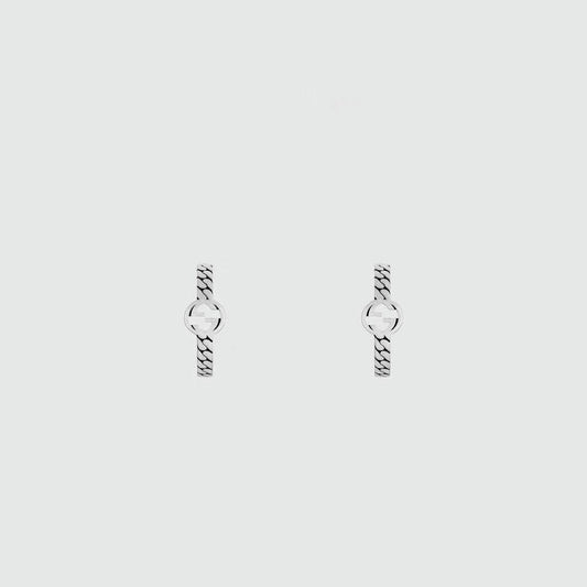 ORECCHINI CERCHIO G INTERLOCKING