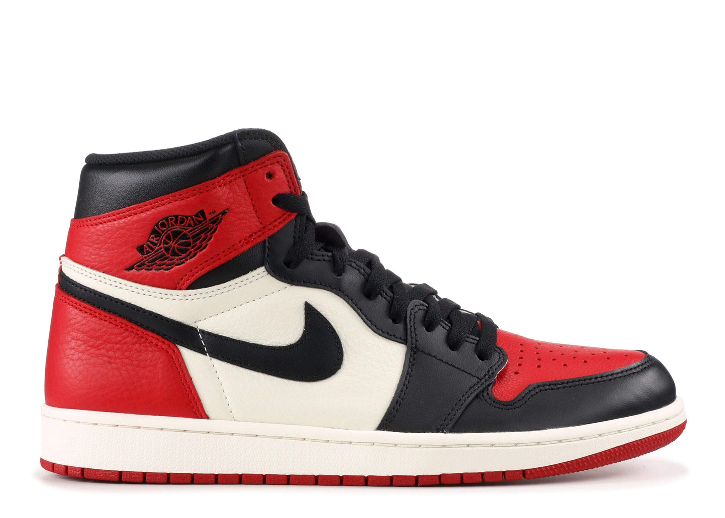 Air Jordan 1 Retro High OG ‘Bred Toe’ Revered Footwear Sneakers - Cushioned S...