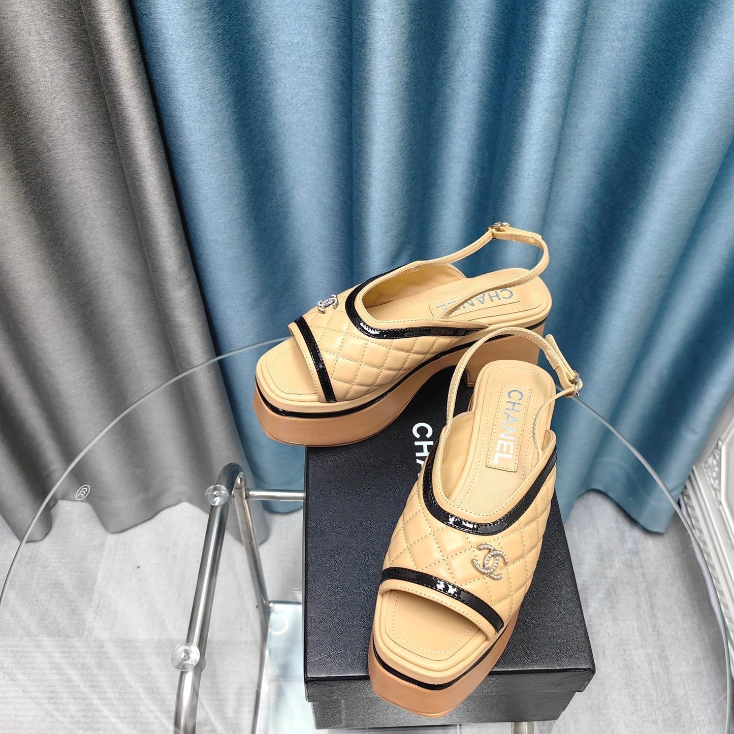 Chanel 2026 Platform Sandal Cowhide 712347