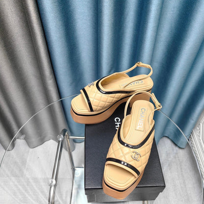 Chanel 2026 Platform Sandal Cowhide 712347