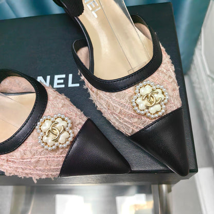 Chanel 2026 Sandal Leather Mesh 711142