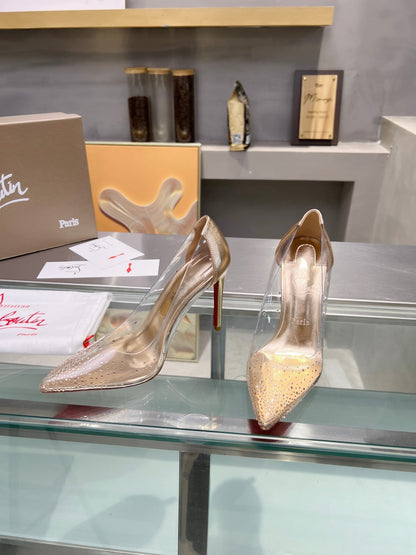 Christian Louboutin Degrastrass PVC 100mm Pump 833134