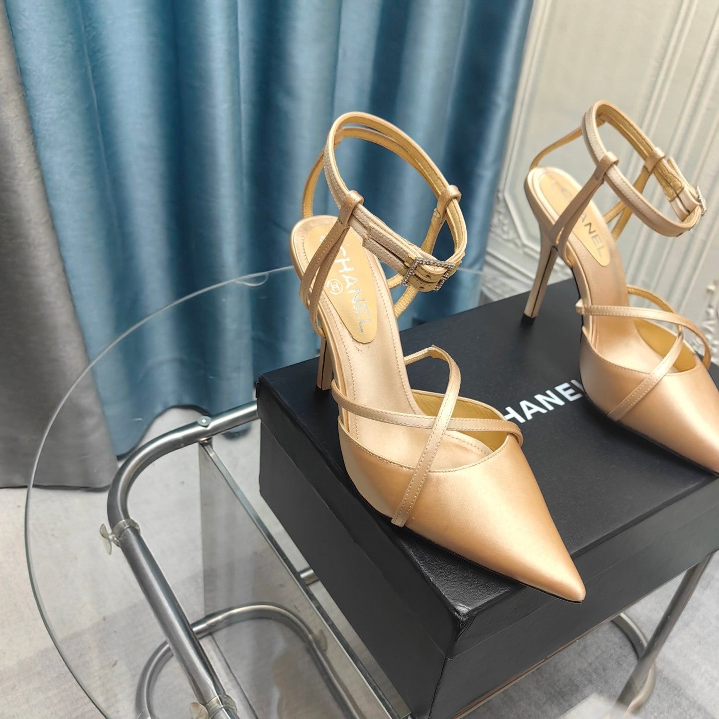 Chanel 2026 High Heel Sheepskin 710893