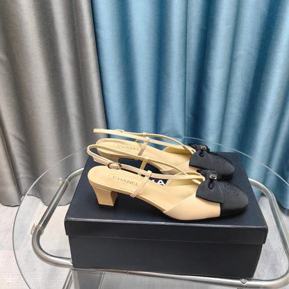 Chanel 2026 Bow Sandal Leather Fabric 711161