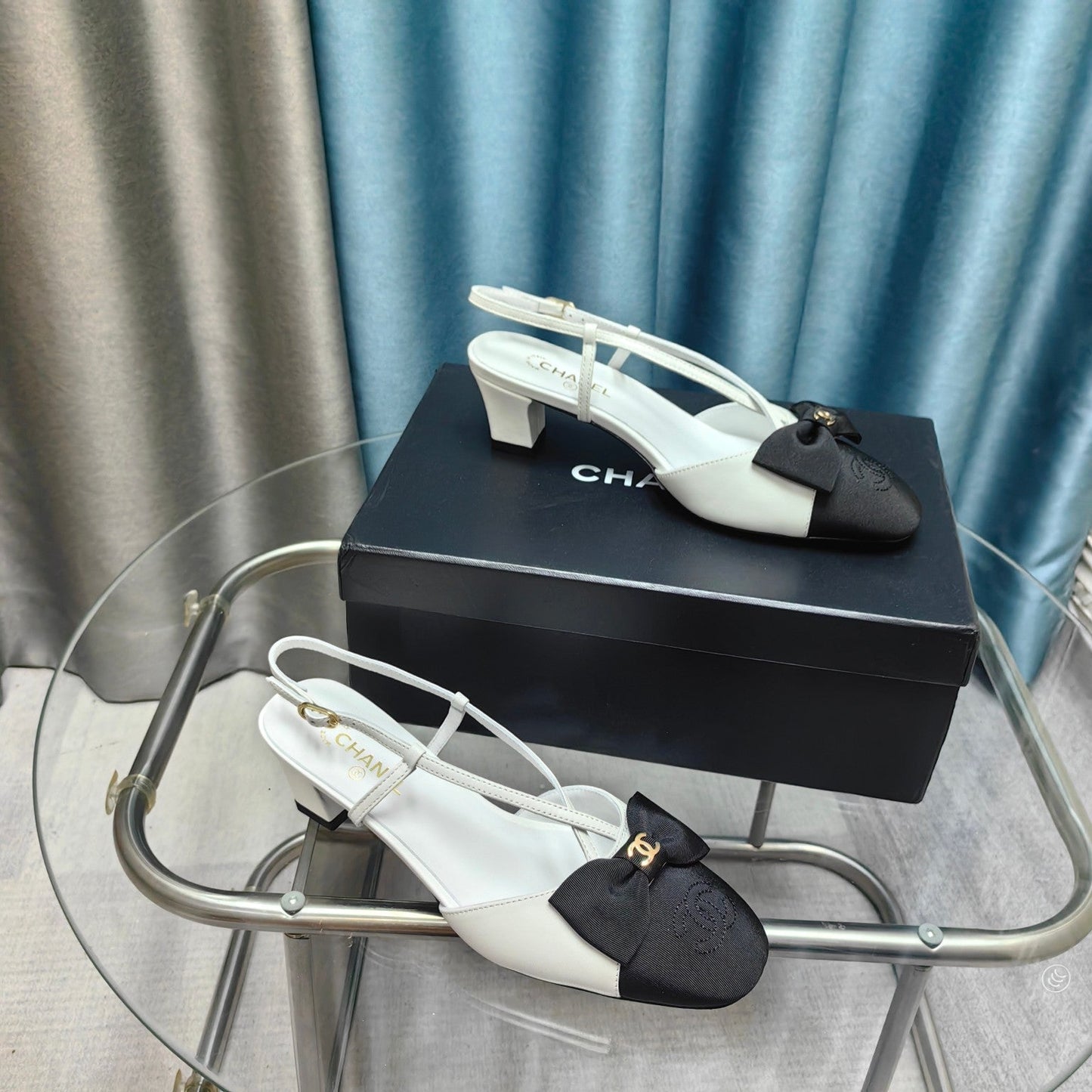 Chanel 2026 Bow Sandal Leather Fabric 711161