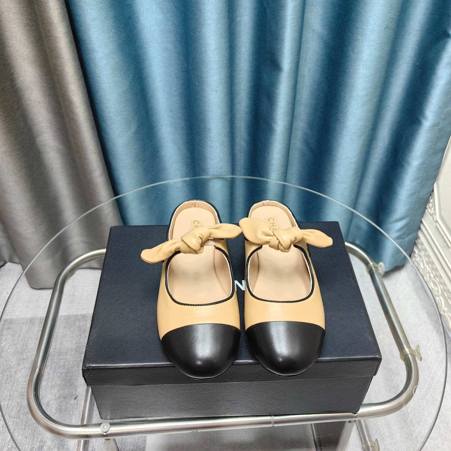 Chanel 2026 Mary Jane Mule With Bow Cowhide 710620