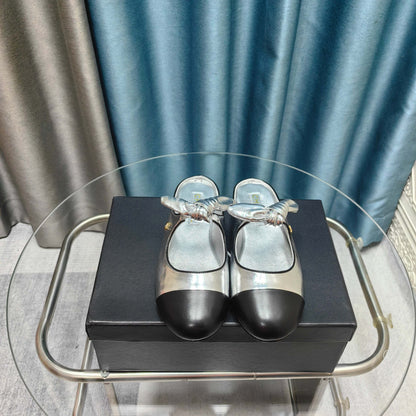 Chanel 2026 Mary Jane Mule With Bow Cowhide 710620