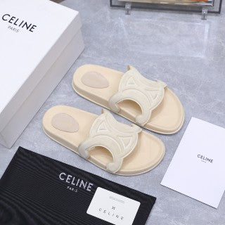 Celine 26 Platform Sandals 25mm Suede Leather 759478