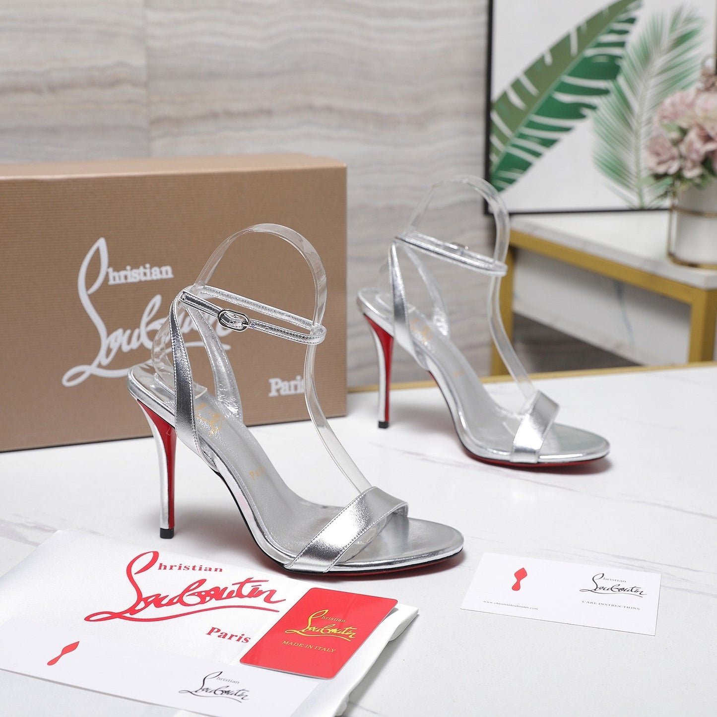 CL Mis Z 100mm Sandal Patent Leather 863982