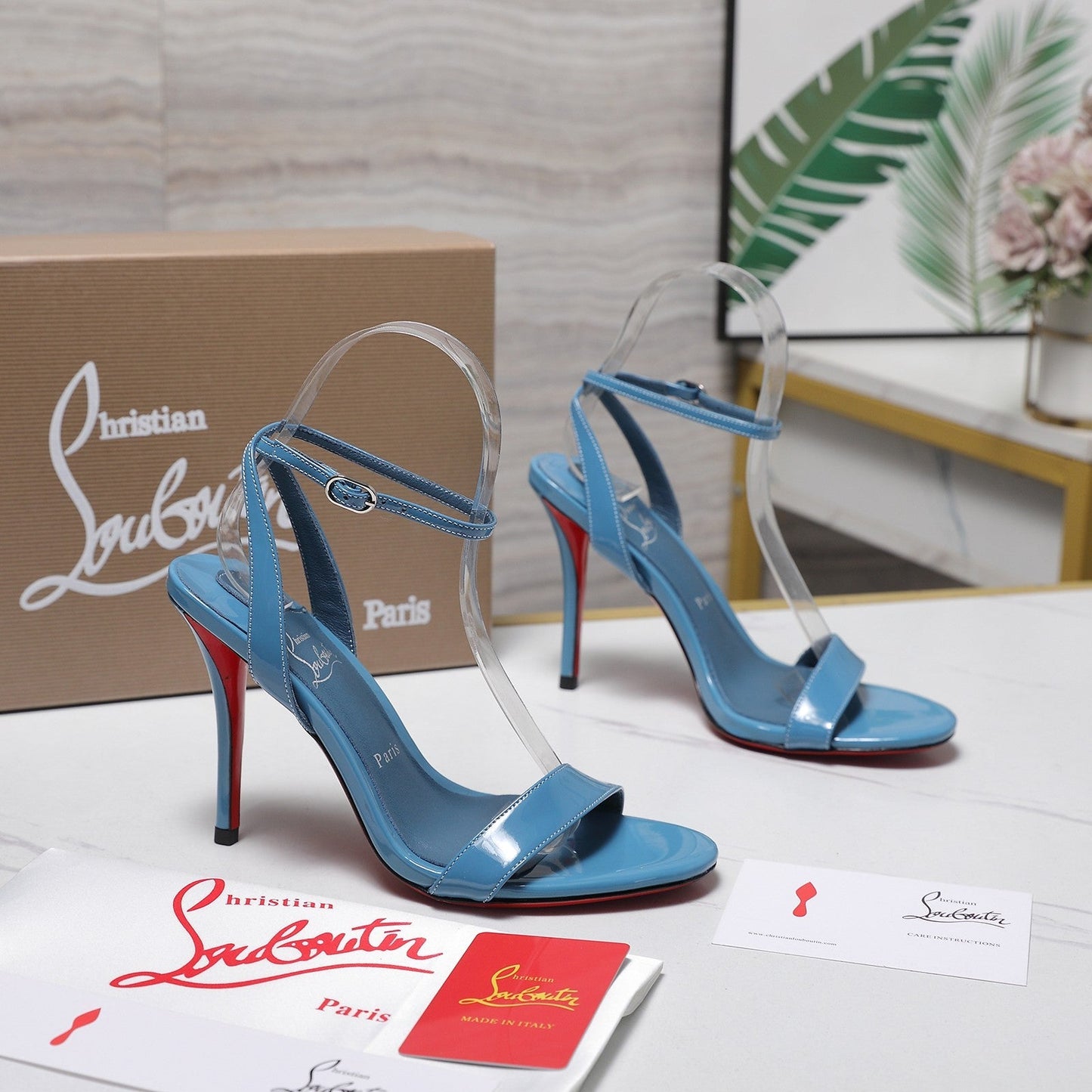 CL Mis Z 100mm Sandal Patent Leather 863982