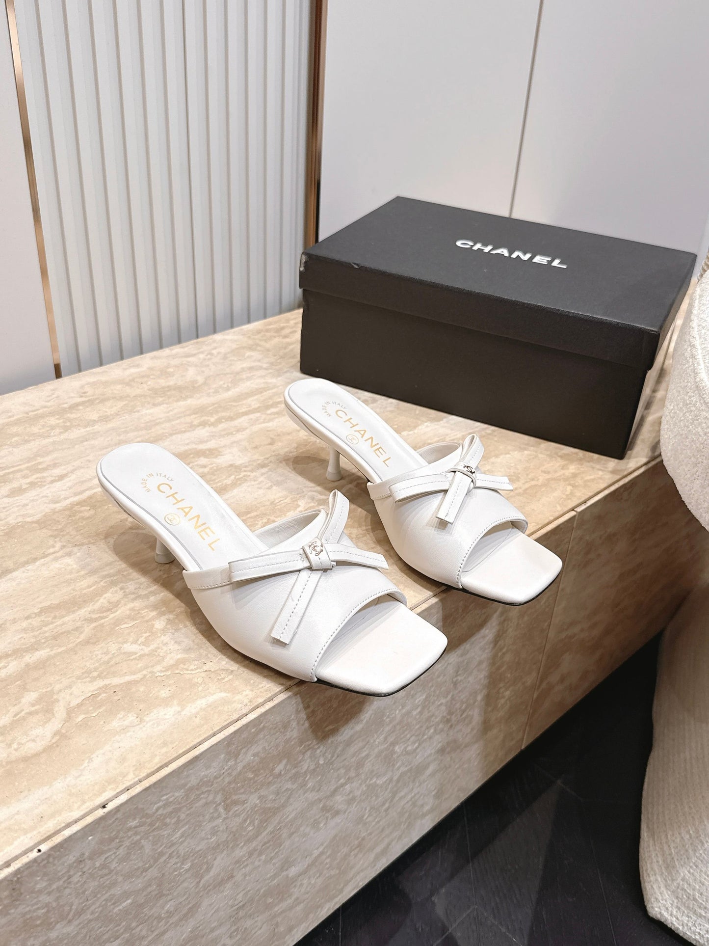 Chanel 2026 Bow Mule 45mm Calfskin 899005