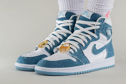 Air Jordan 1 High OG Denim Sneakers - Fresh Drop | Instant Classic