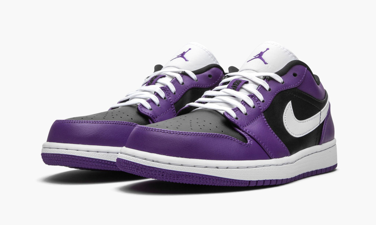 Air Jordan 1 Low Court Purple Sneakers - Court Icon | Hype Sneaker