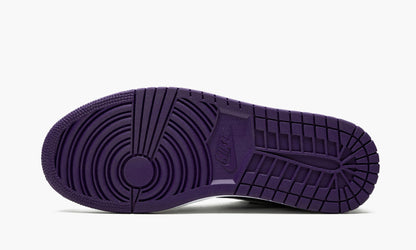 Air Jordan 1 Low Court Purple Sneakers - Court Icon | Hype Sneaker