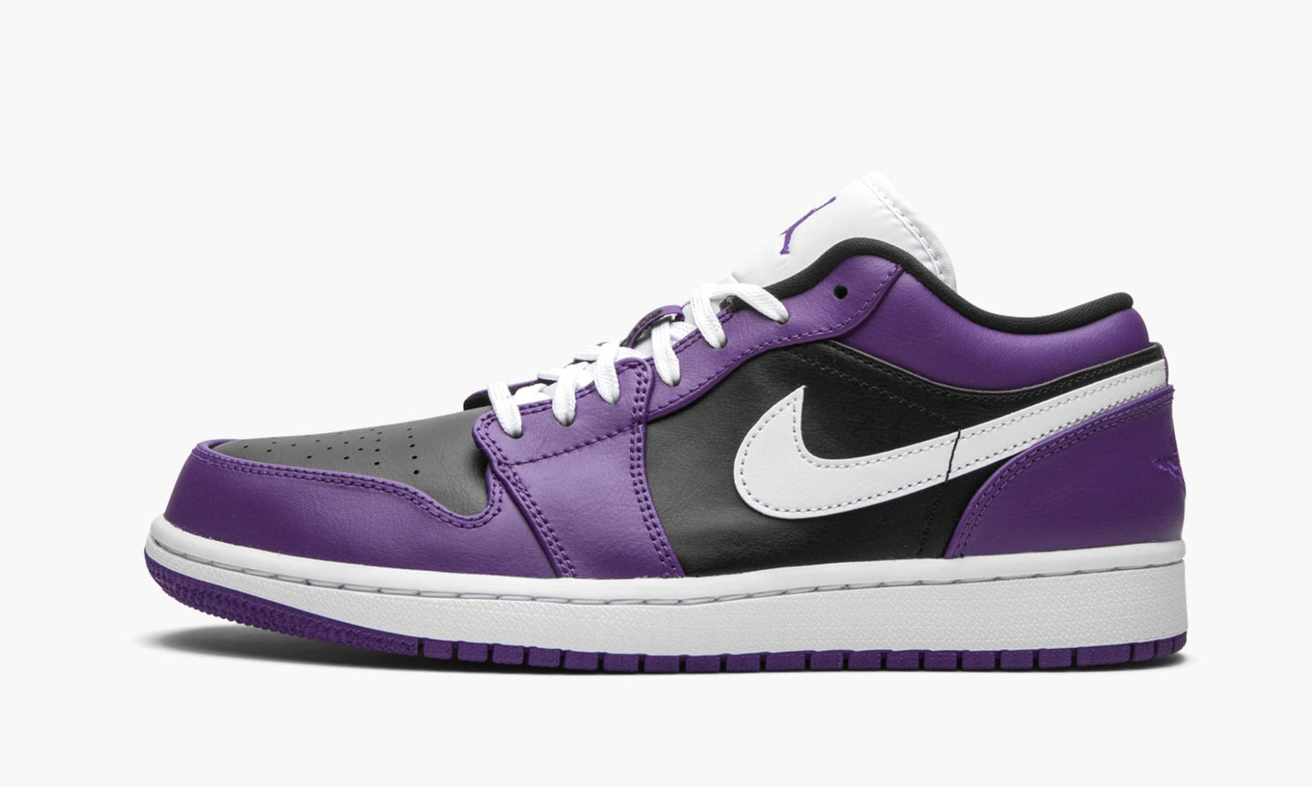 Air Jordan 1 Low Court Purple Sneakers - Court Icon | Hype Sneaker
