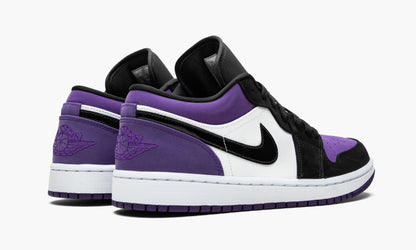 Air Jordan 1 Low Court Purple Sneakers - Court Icon | Hype Sneaker