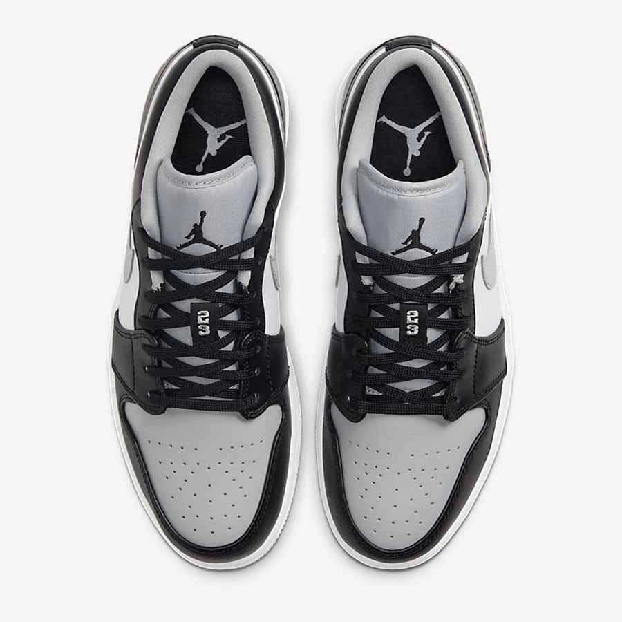 Air Jordan 1 Low Light Smoke Grey Sneakers - Vintage Inspired