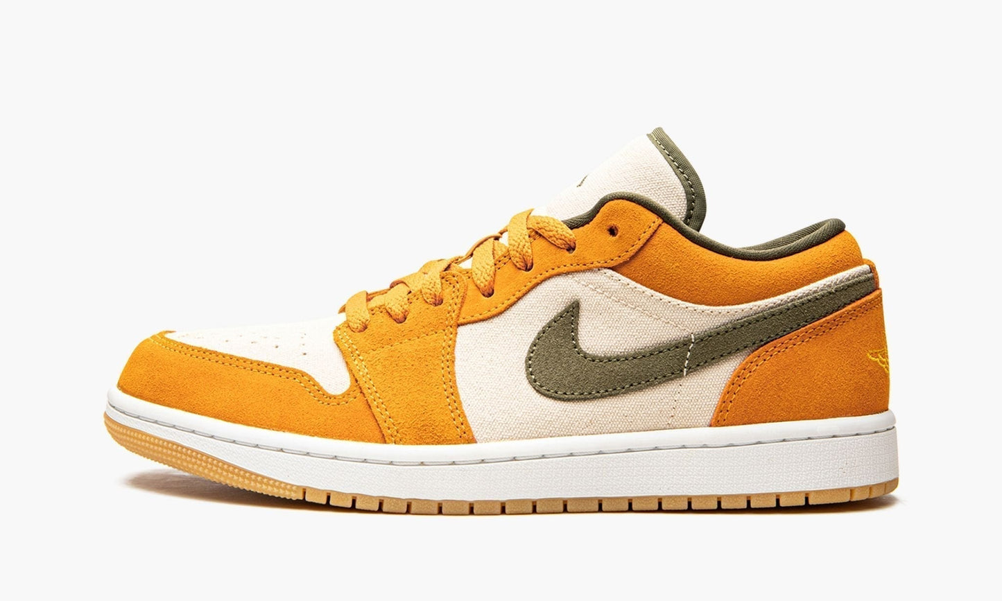 Air Jordan 1 Low SE “Light Curry” Sneakers - Retro Classic