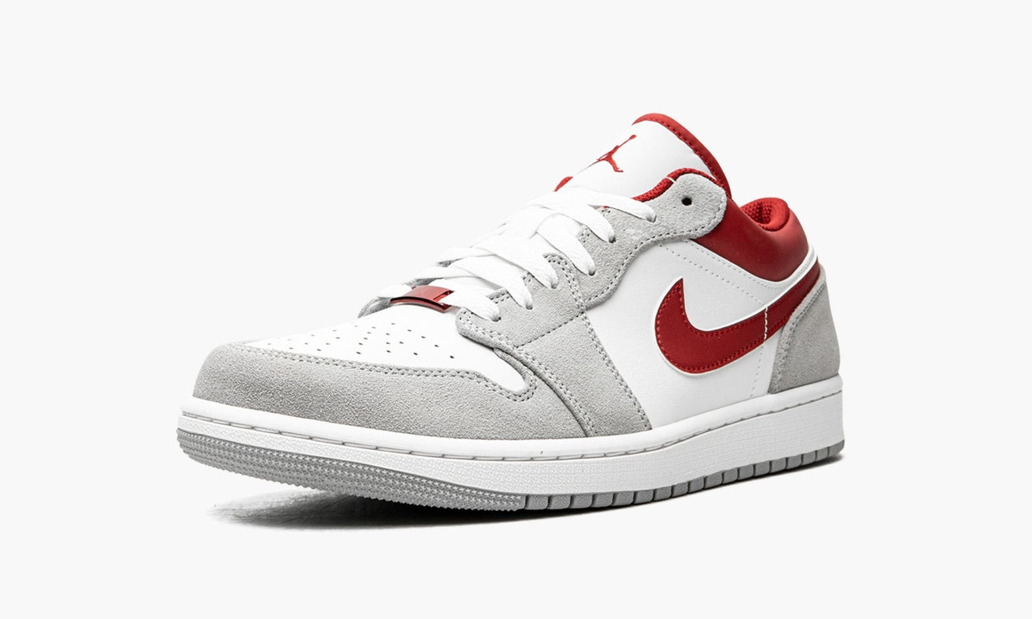 AIR JORDAN 1 LOW SE “White / Grey / Red” Sneakers - Authentic