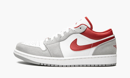 AIR JORDAN 1 LOW SE White / Grey / Red Sneakers - Vintage Inspired