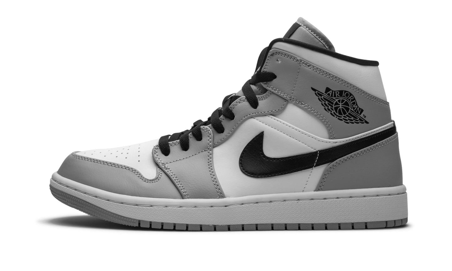 Air Jordan 1 Mid “Light Smoke Grey” Sneakers - Court Icon