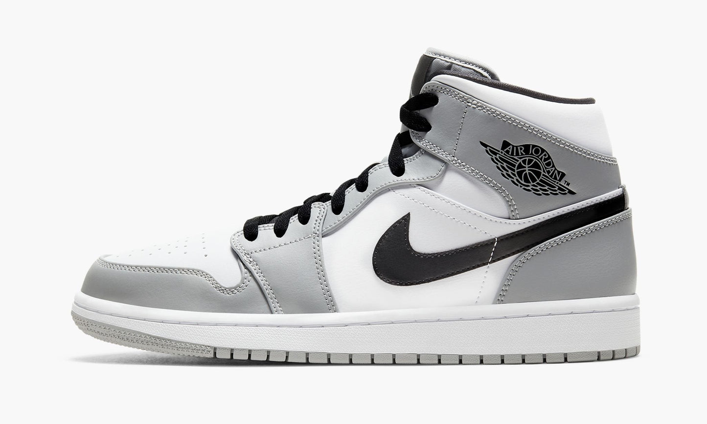 Air Jordan 1 Mid “Light Smoke Grey” Sneakers - Court Icon