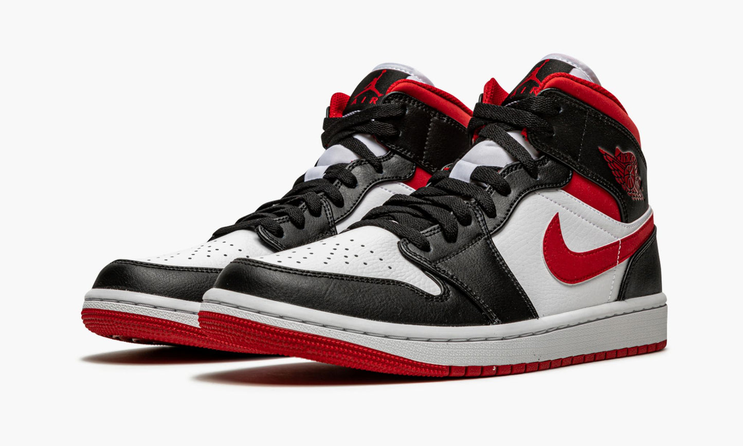 Air Jordan 1 Mid “Metallic Red” Sneakers - Vintage Inspired