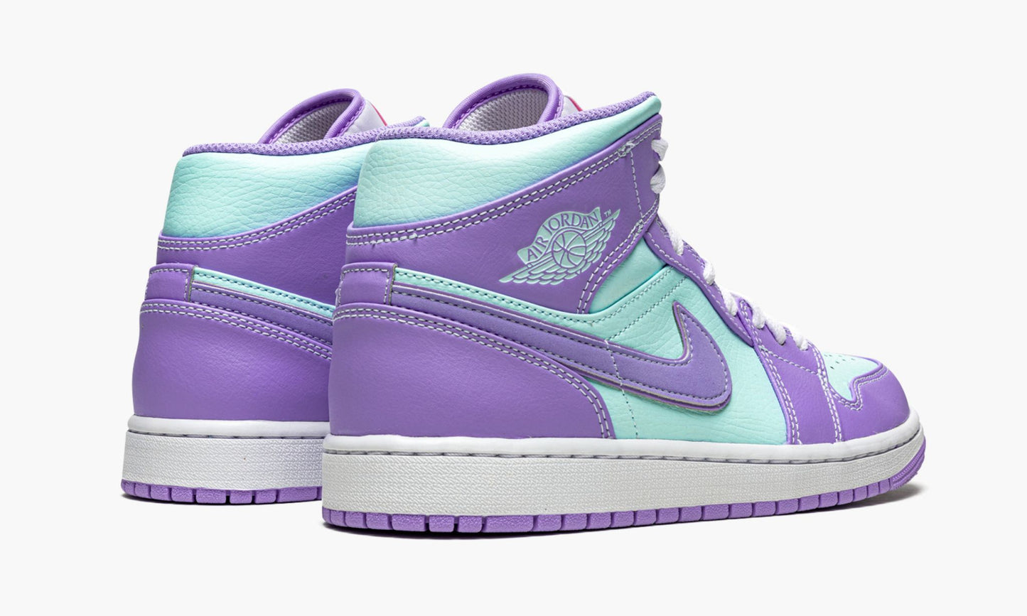 Air Jordan 1 Mid “Purple Pulse / Glacier Blue” Sneakers - Signature Series